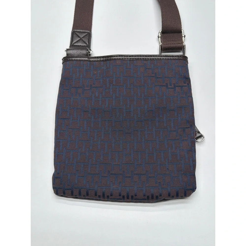 Tommy Hilfiger Crossbody Bag Navy Blue Monogram Small Shoulder‎ Purse